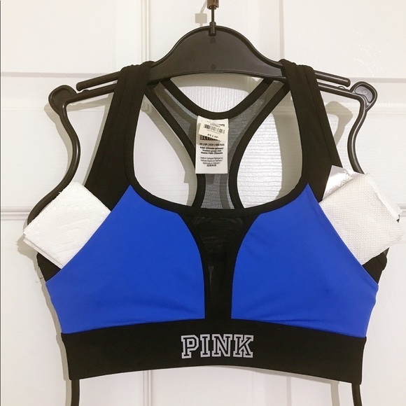 💖 Victoria’s Secret PINK Sports Bra Hides Pockets - Picture 2 of 6